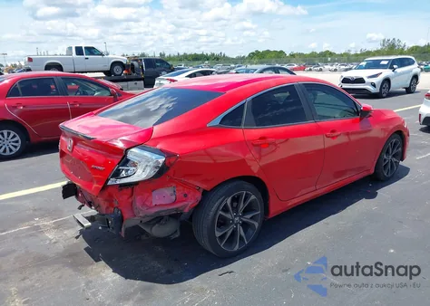 2020 Honda Civic Sport z USA, uszkodzony, nr VIN 2HGFC2F82LH540154